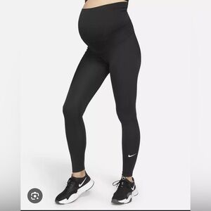 Nike One Women's Black Maternity Leggings